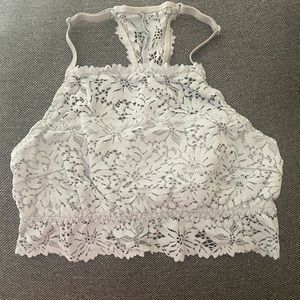 Aerie Periwinkle High Neck Bralette